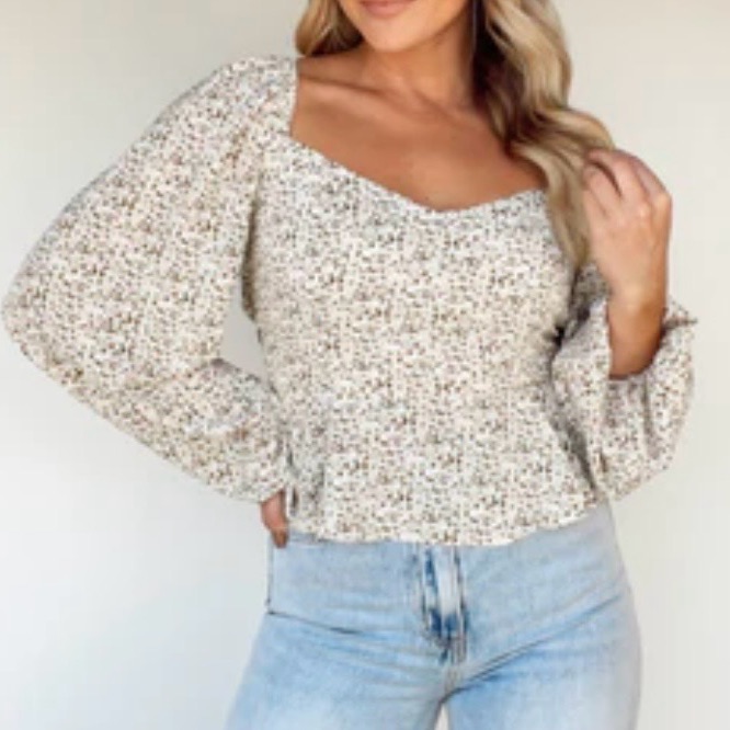 Beautiful Floral Women's Blouse